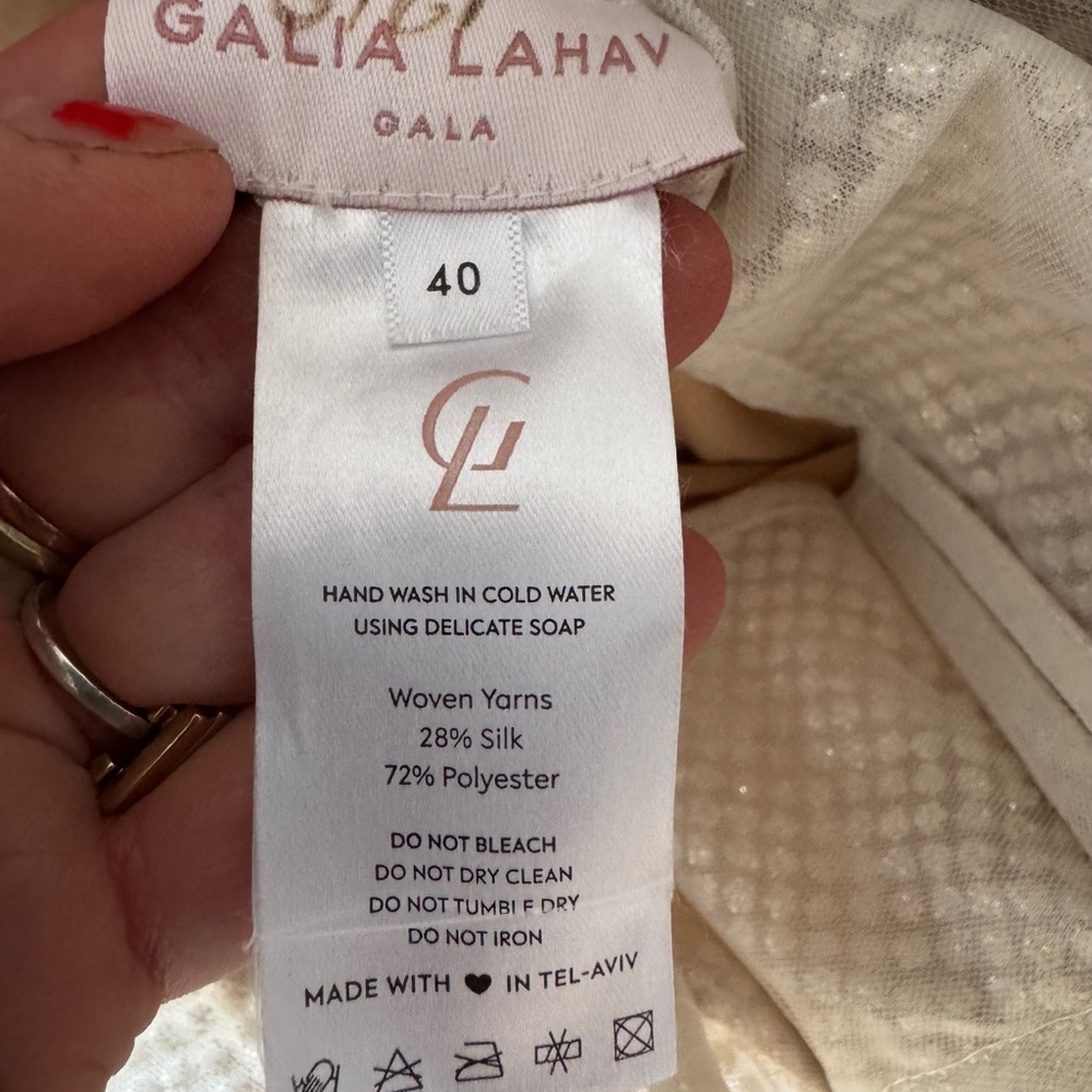 Galia Lahav GIGI Crystal Wedding Gown, Size 40, Sample New With Tags, UNWORN - Picture 9 of 9